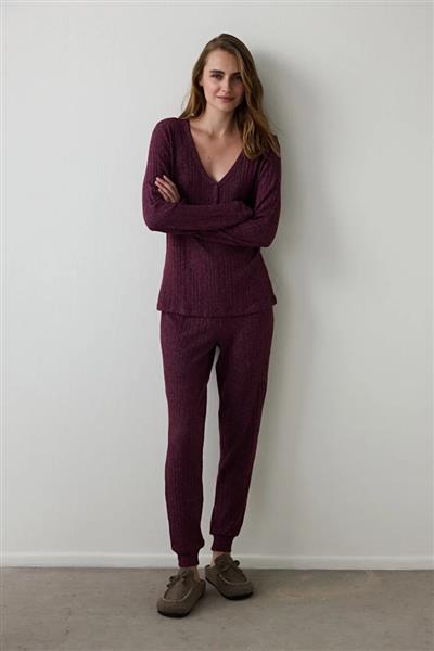 cozy-time-maroon-pidzama-set