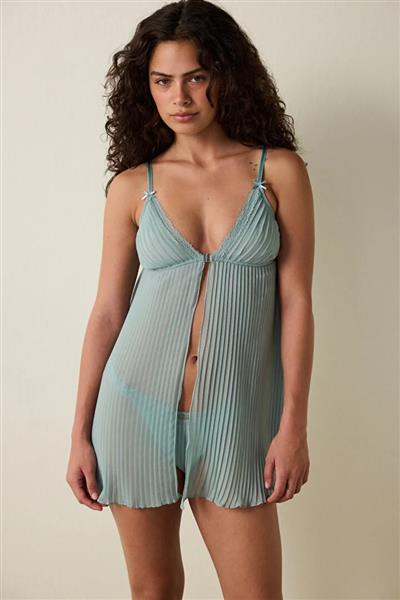 chiffon-plisse-babydoll