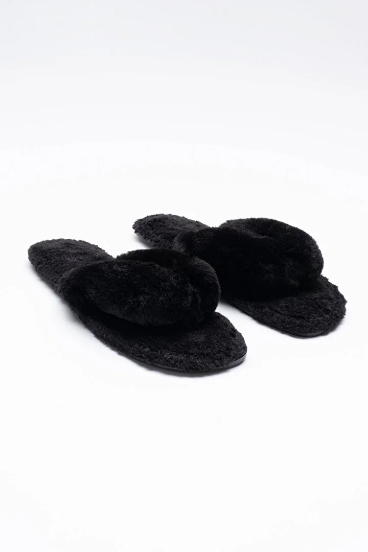 Dark Fluffy kućne papuče