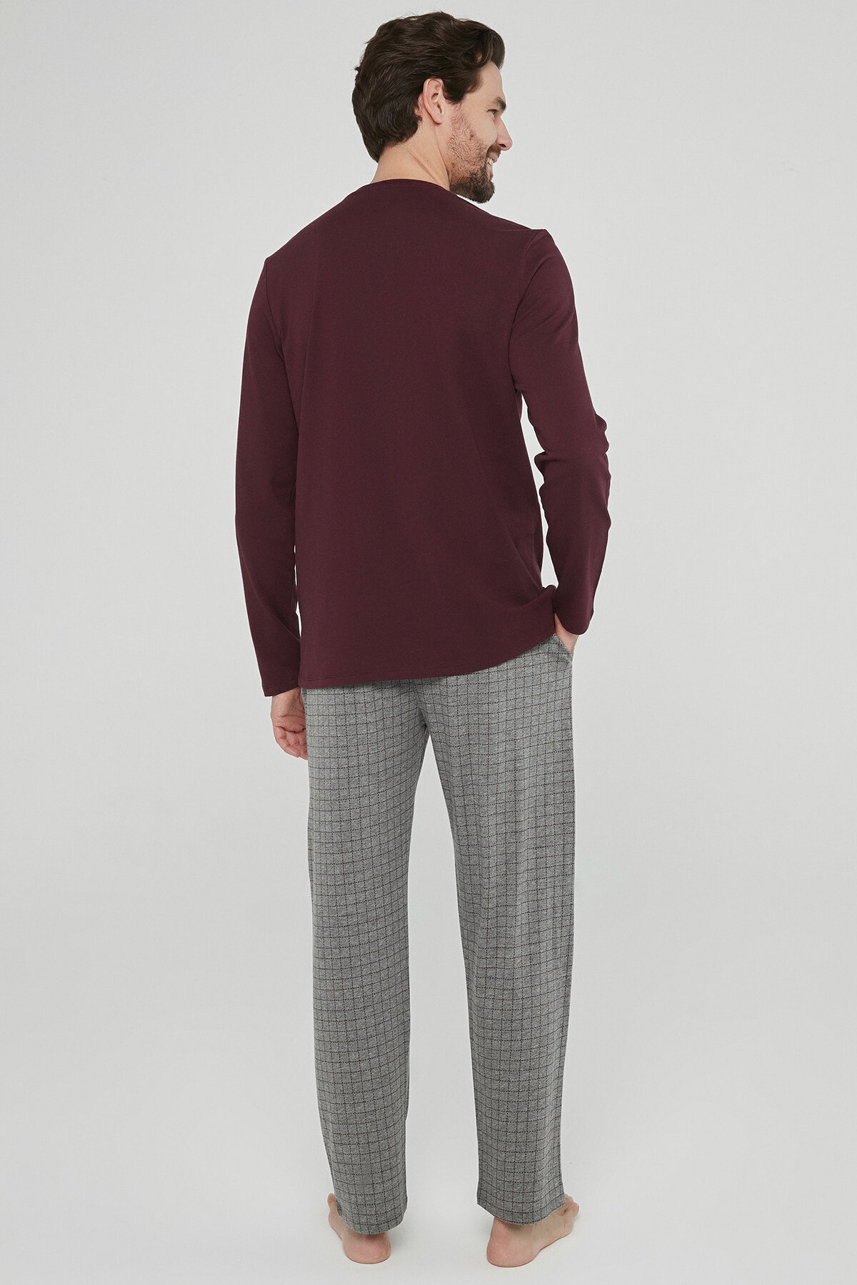 Burgundy pidžama set
