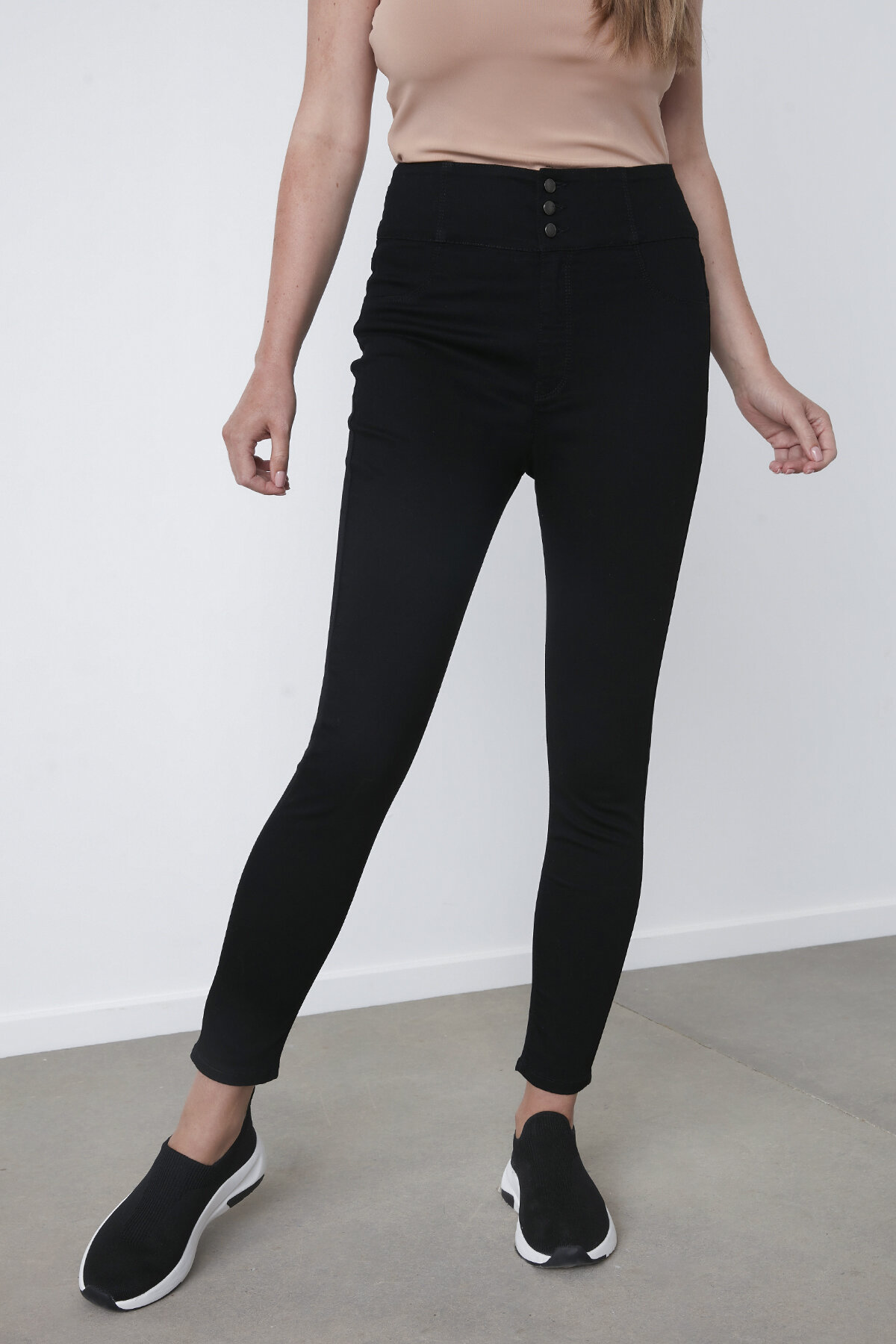 High Waist Curvy hlače