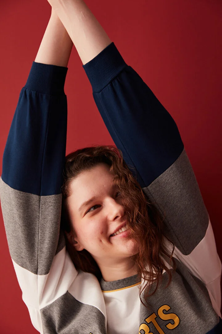 HP COLOR BLOCK SWEATSHIRT MIX
