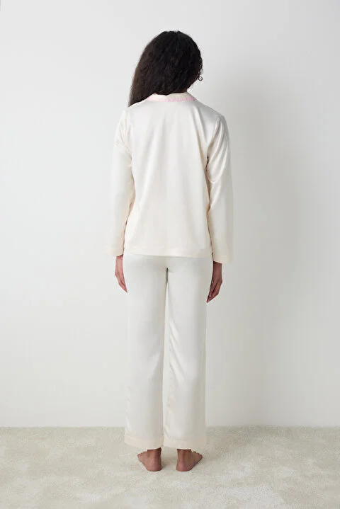Satin Solid pidžama set
