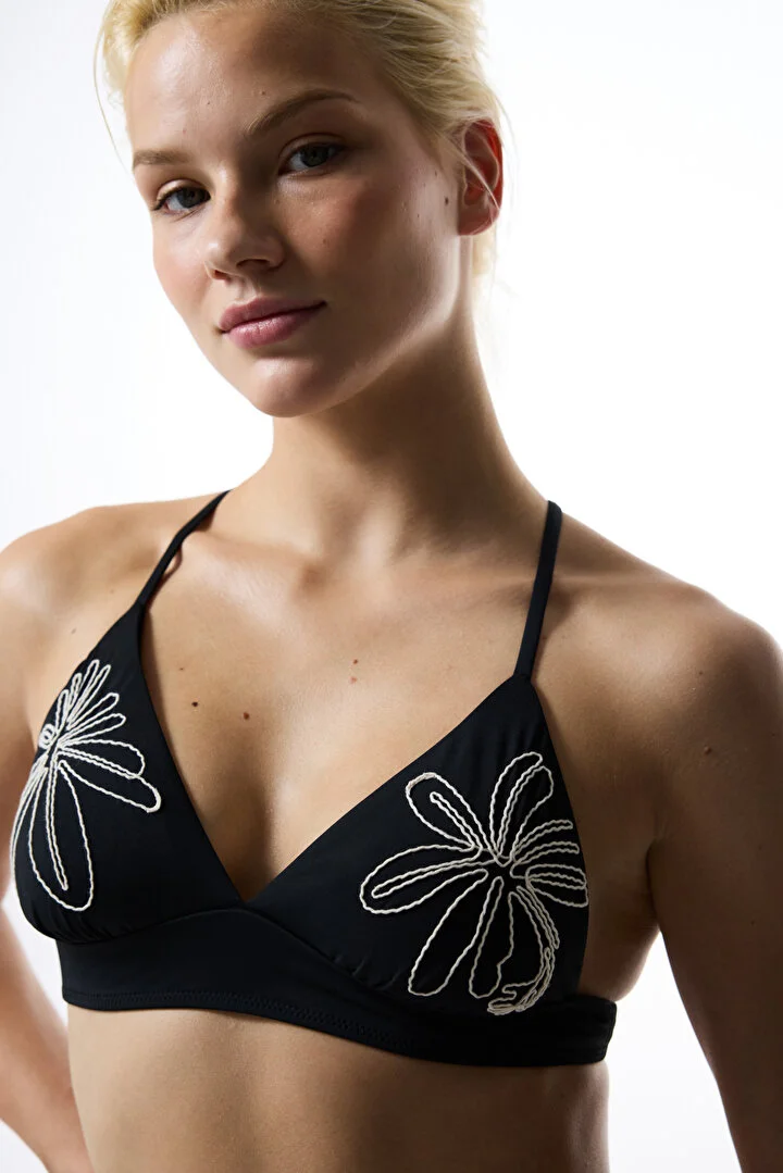 Embroidery Bralette Top