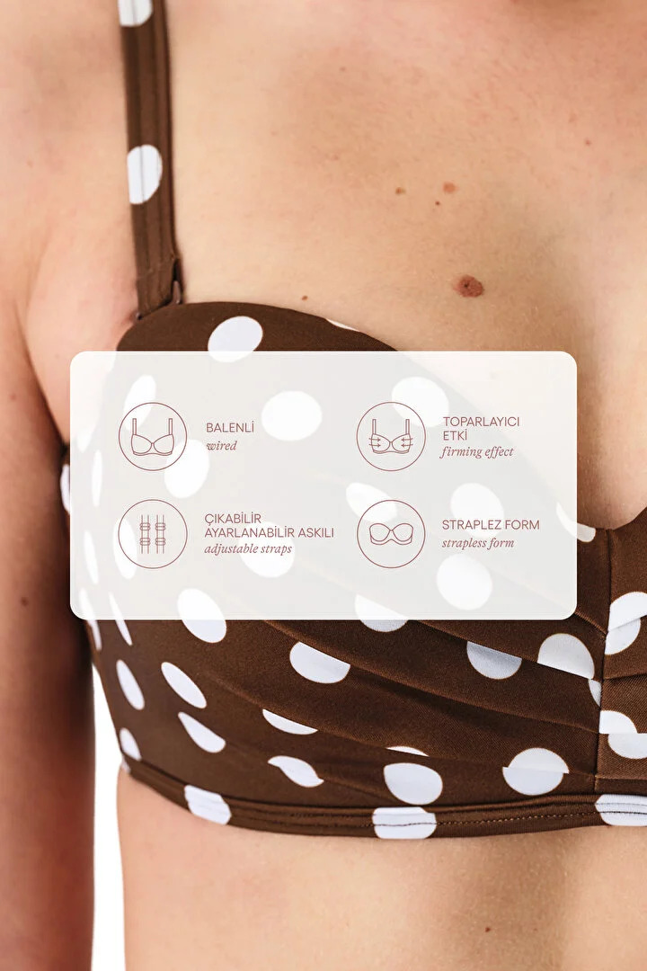 Polka Dot Lotus Top