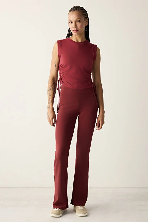 Front Detailed Flare hlače