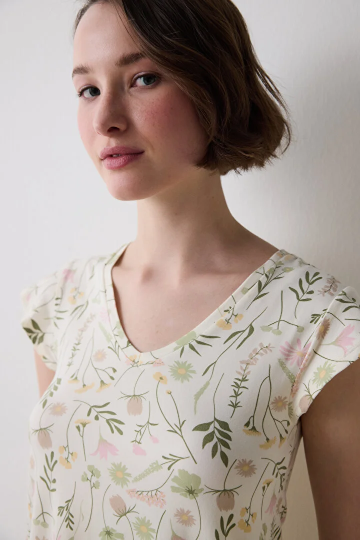 Iris Floral kapri pidžama set