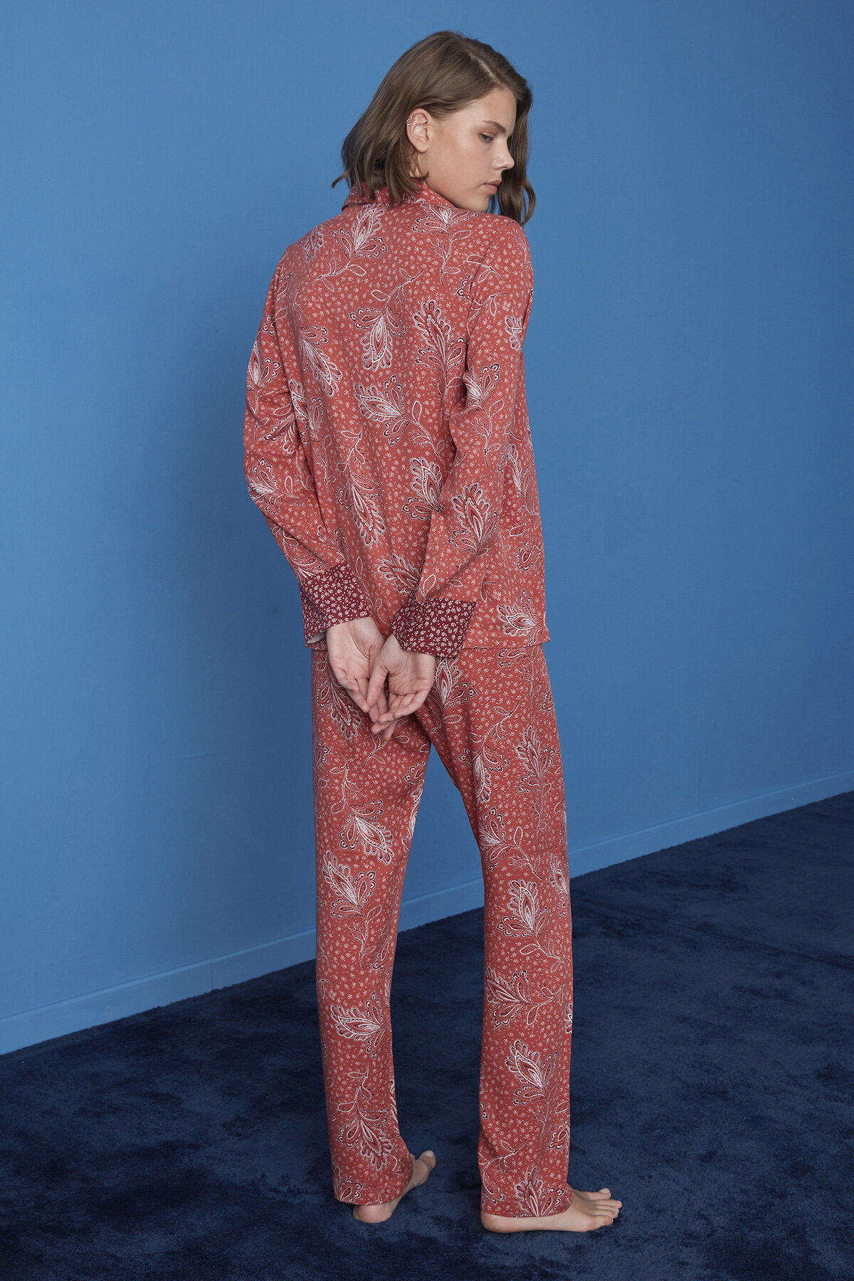 FALLING LEAVES LS GOMLEK PANT SET RG30