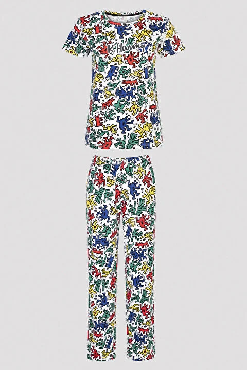 LIC KH COLORFUL SS PANT SET MIX