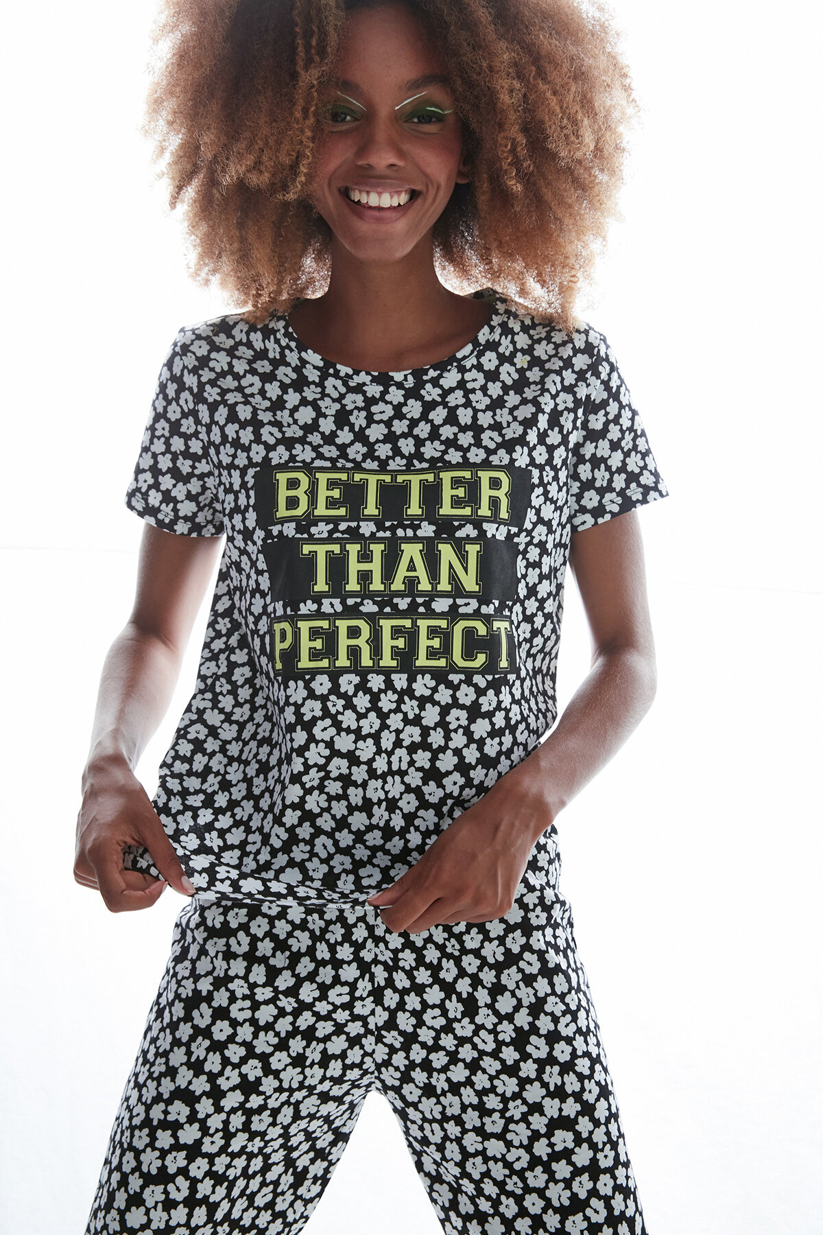 BU4U PERFECT SS PANT SET BK3
