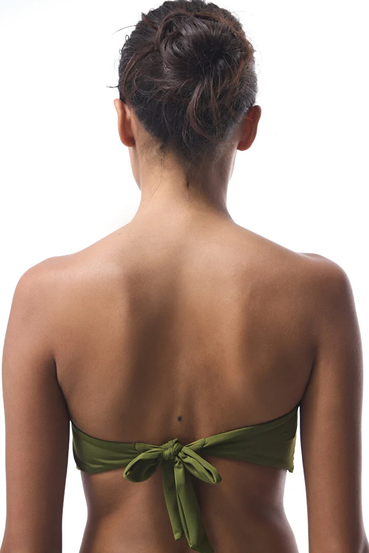 Embroidery Strapless Top