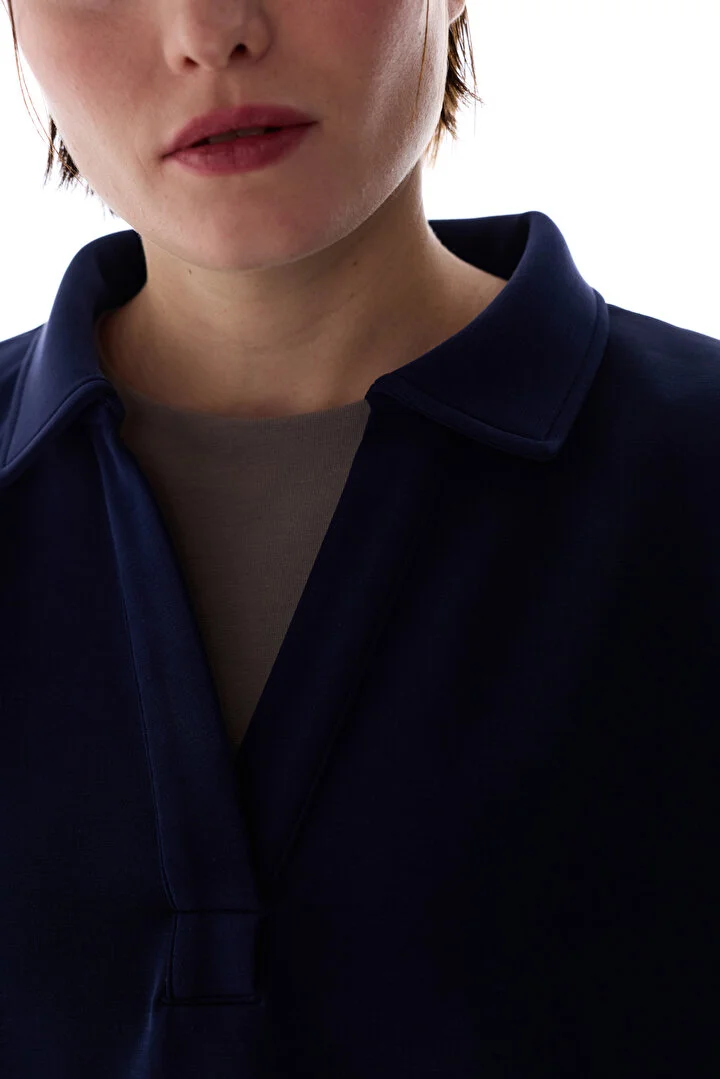 Polo Neck Modal dukserica