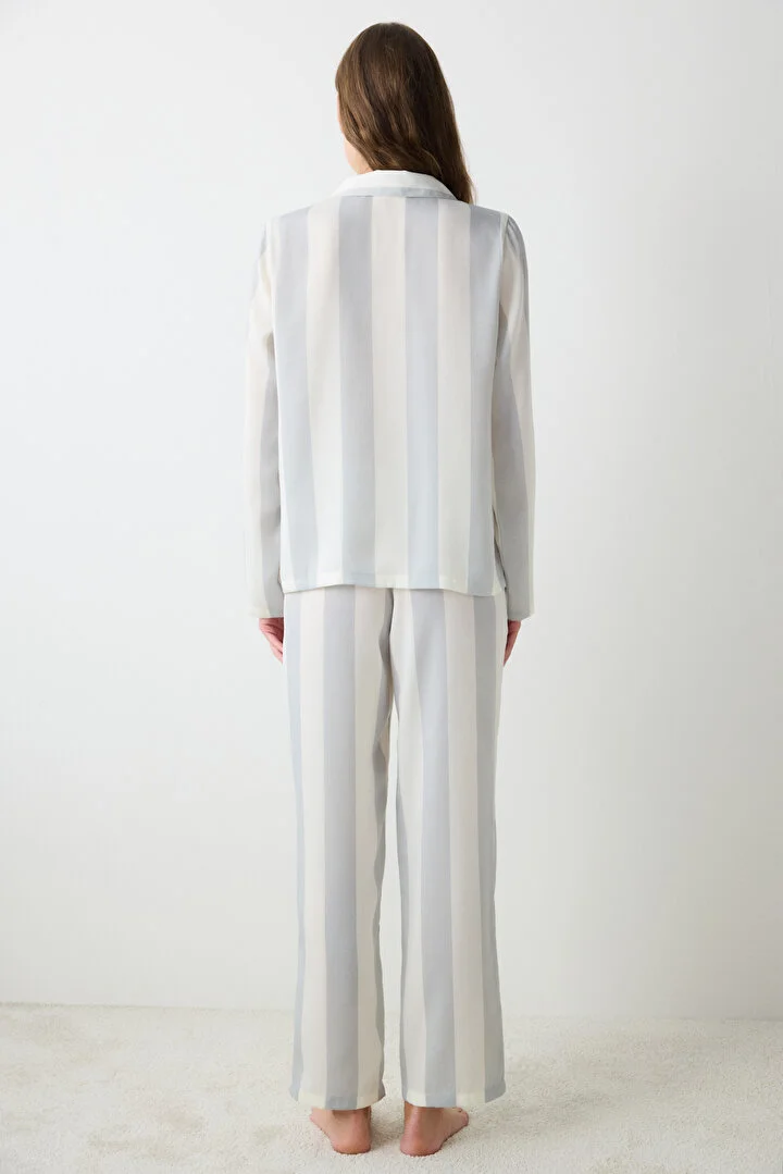 Aria Satin Grey pidžama set