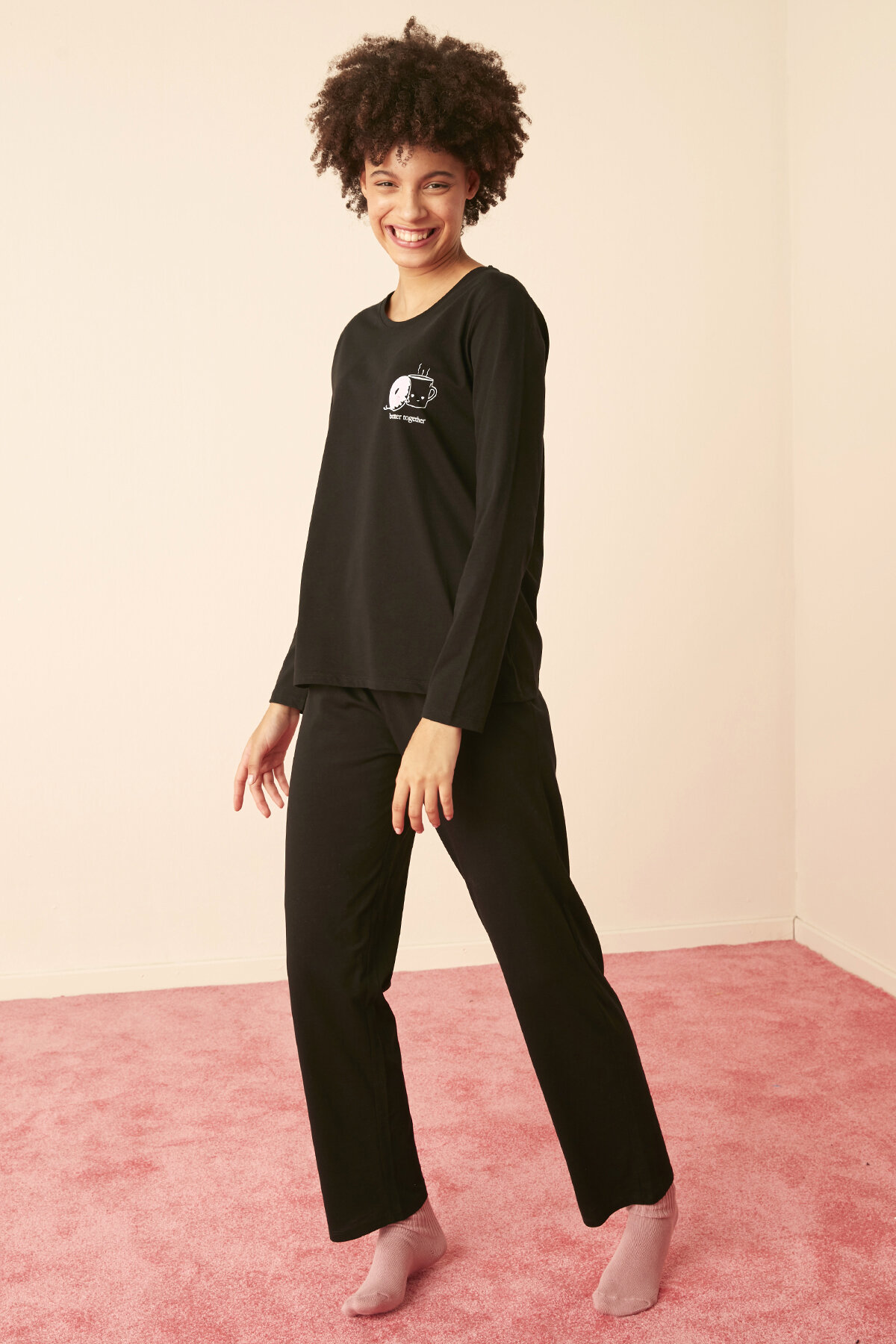 BASE DONUT LS PANTOLON SET BK3
