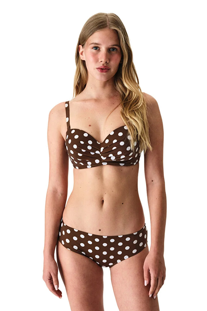 Polka Dot Lotus Top