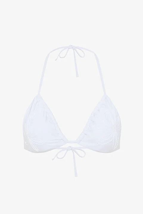 Embroidery Triangle Top