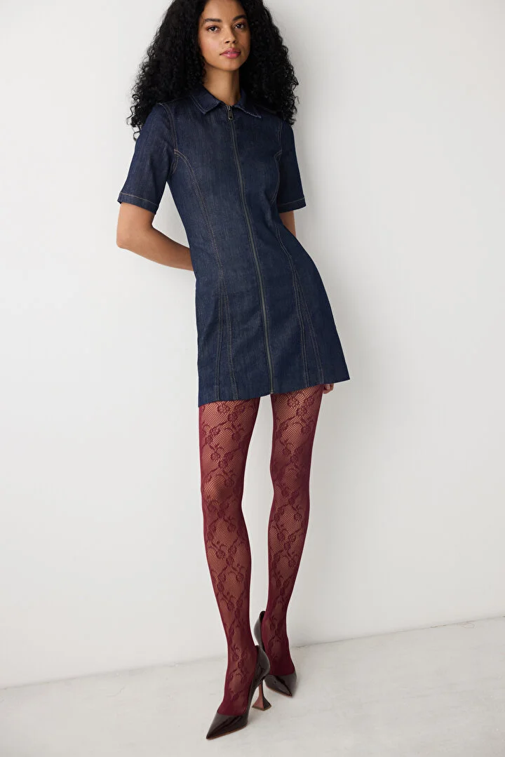 Floral mrežaste štrample