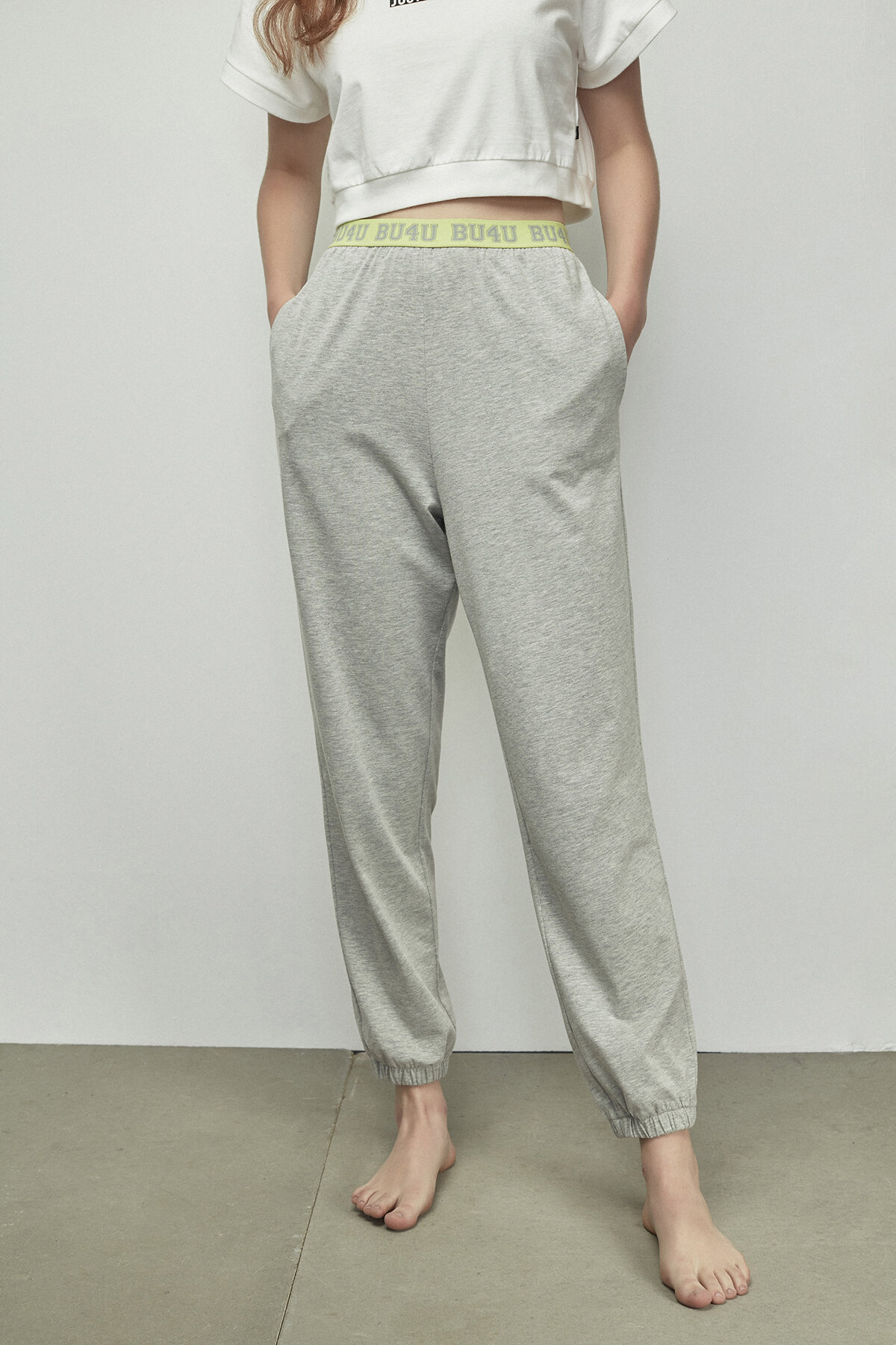BU4U LOGO TAPE JOGGER PANTOLON GE8