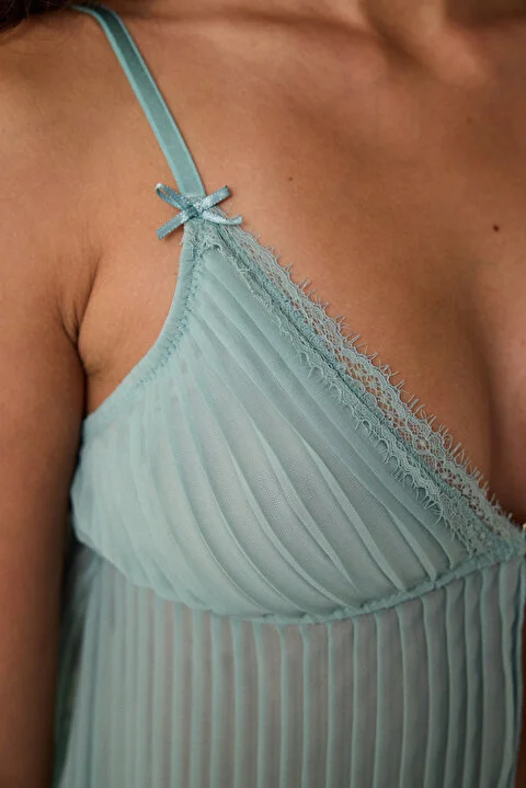 Chiffon Plisse Babydoll