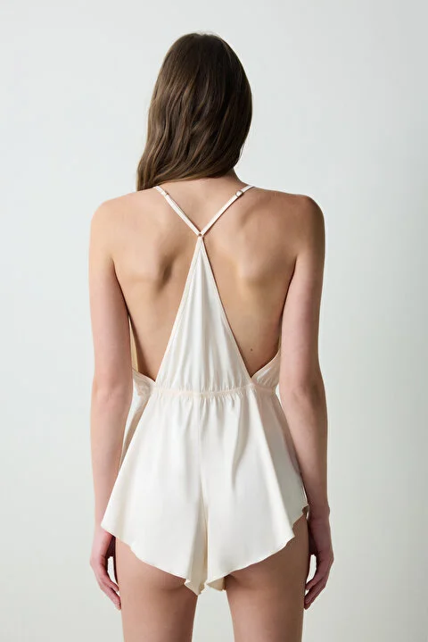 Satin Volan Rose Teddy