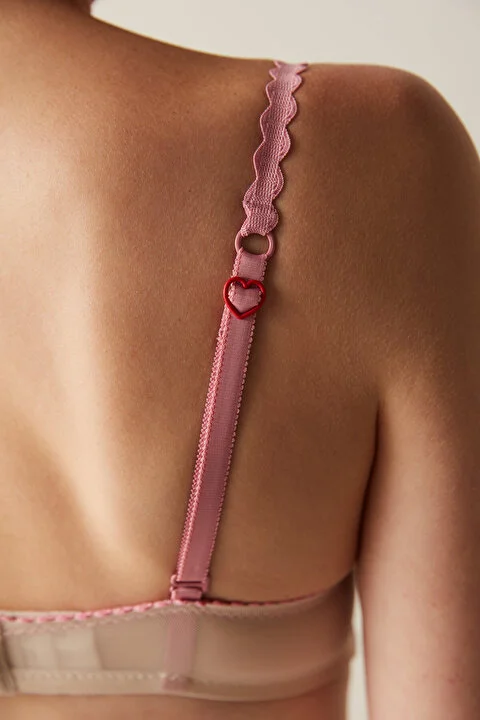 Heart Broidery grudnjak