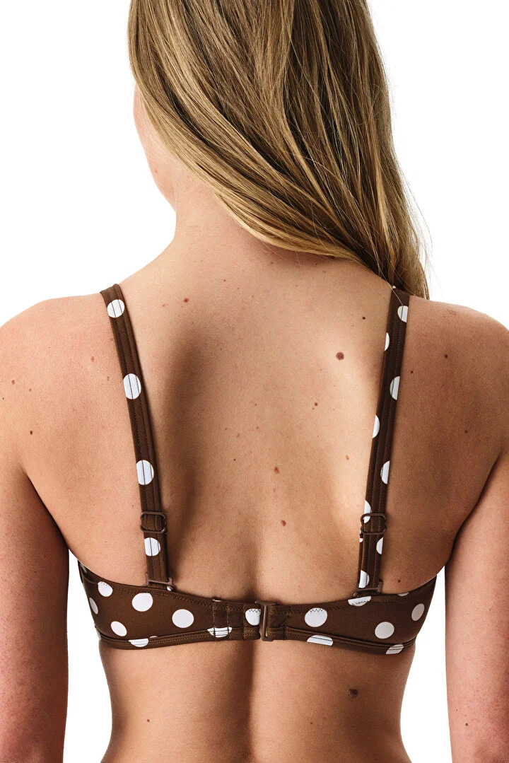 Polka Dot Lotus Top