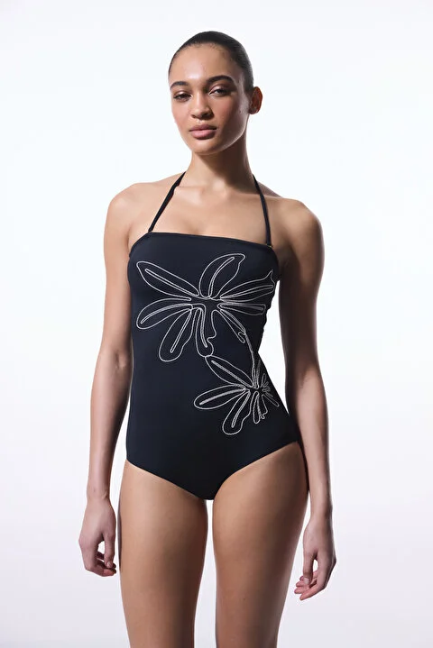 Embroidery Strapless kostim