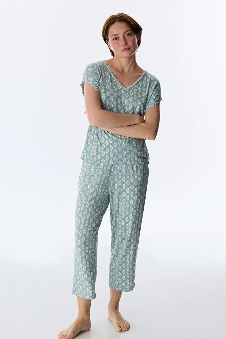 Alia Green kapri pidžama set