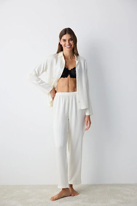 Carrie Ecru pidžama set