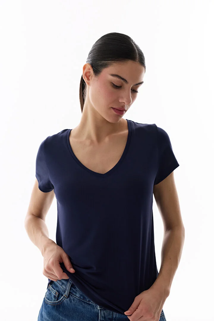 Modal V Neck majica
