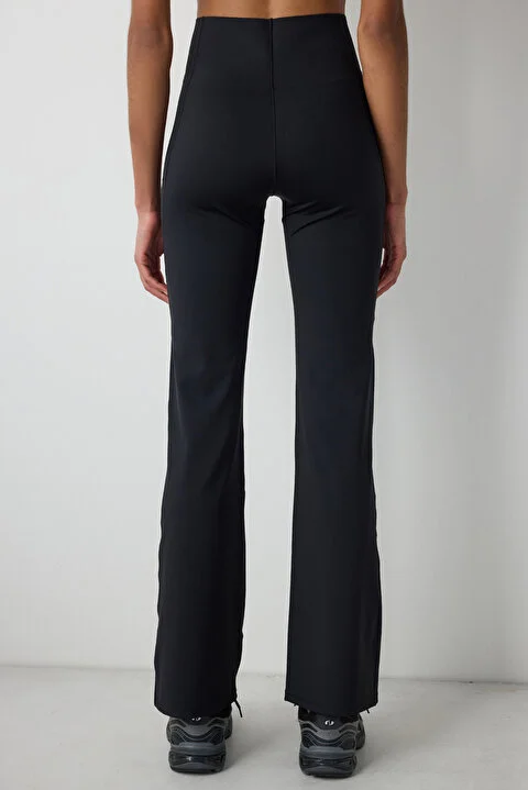 Bonded Waist Flare hlače