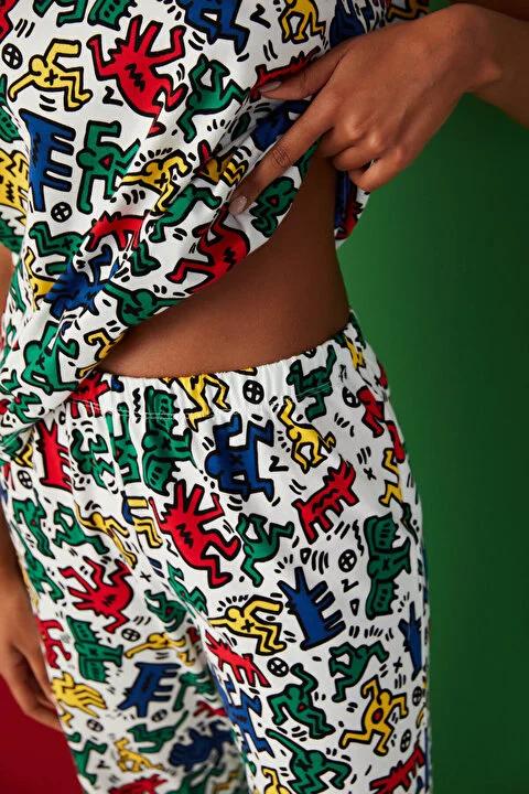 LIC KH COLORFUL SS PANT SET MIX