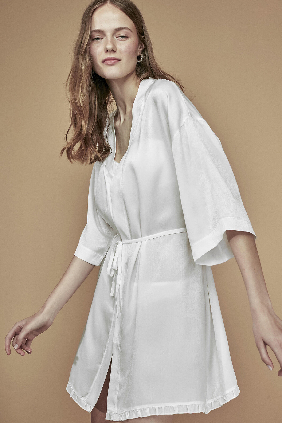 Bridal Elegance Satin ogrtač